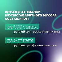 Штрафы за свалку крупногабаритного мусора